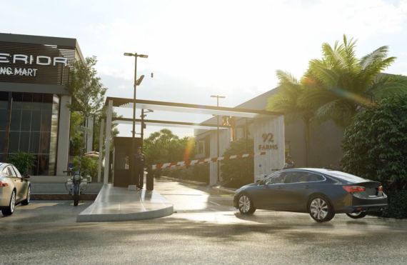 24/7 Gated Security at 92 Farms Farmhouse Community on Simly Dam Road