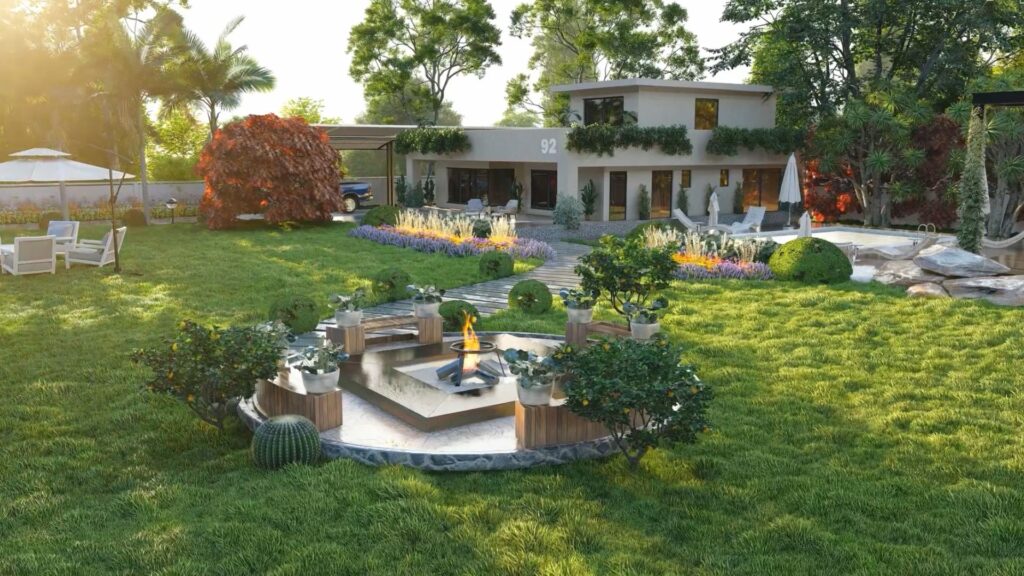 Smart home automation panel in 92 Farms luxury