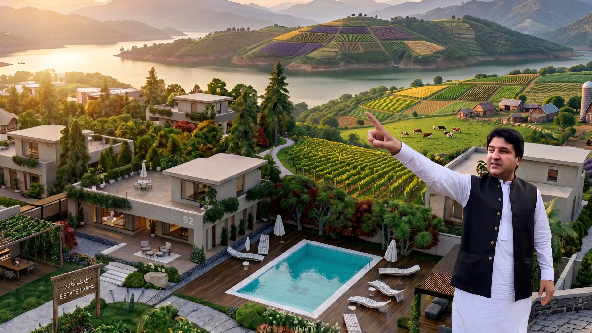 Said Nazir Afridi Visits 92 Farms Islamabad Calls It a Place of Destination Living and True Peace of Mind