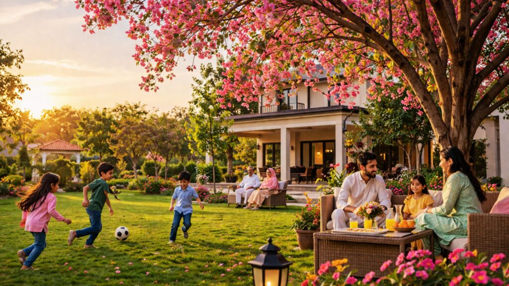 Best flowering trees for farmhouse living in Islamabad creating a peaceful healthy environment at 92 Farms Islamabad