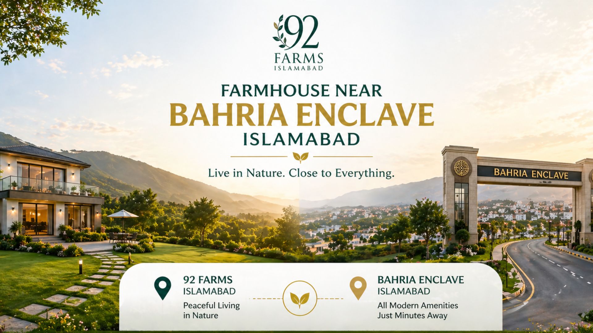 Farmhouse Near Bahria Enclave Islamabad– A Perfect Investment & Lifestyle Choice