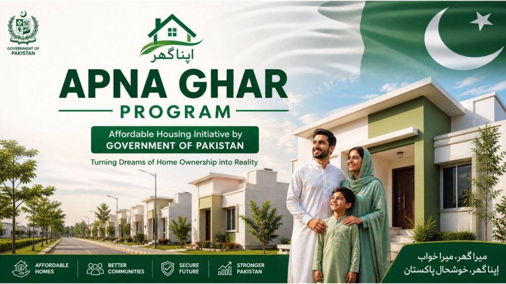 • Apna Ghar Program Pakistan affordable housing scheme