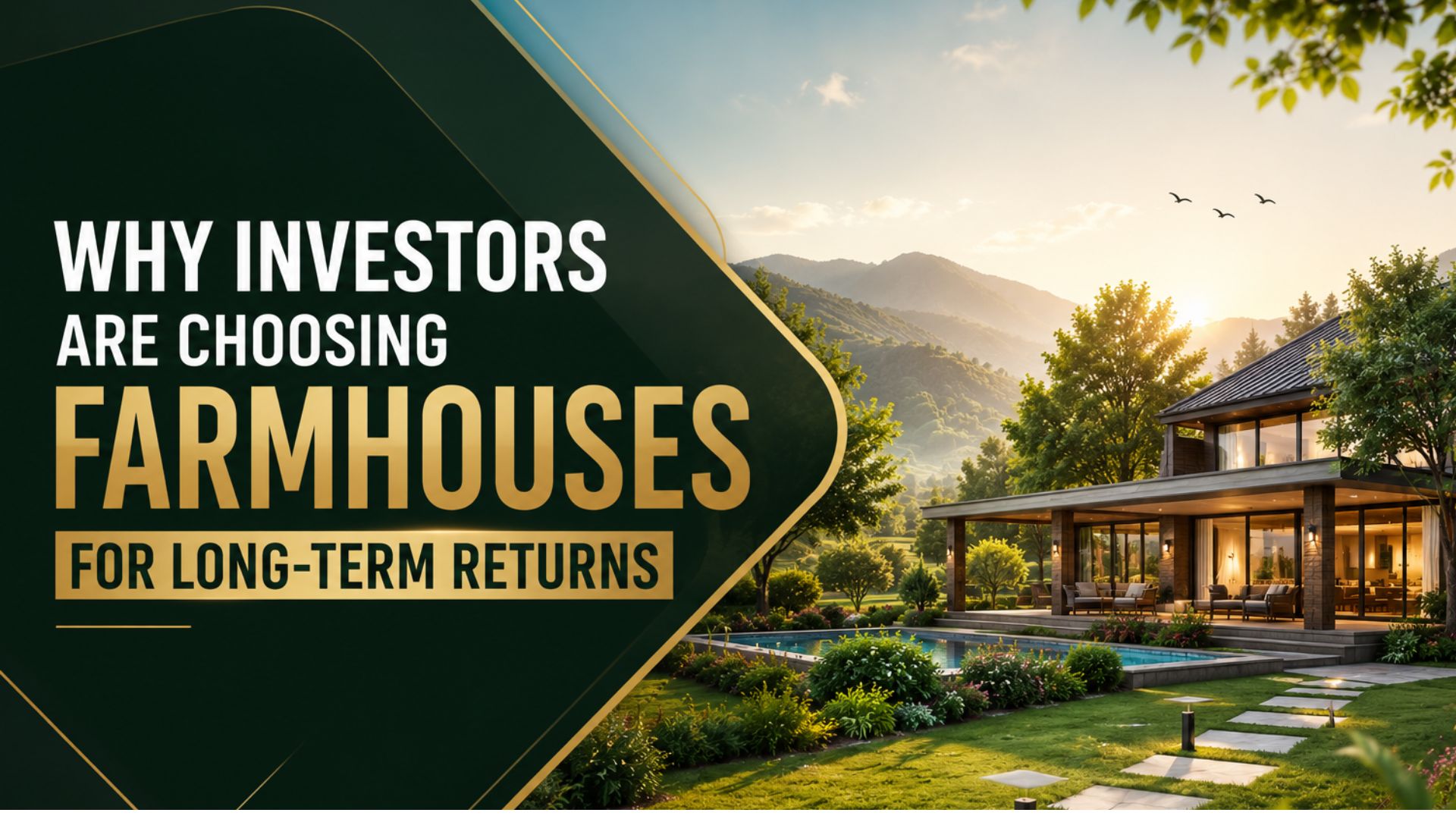 Why Investors Are Choosing Farmhouses for Long Term Returns.